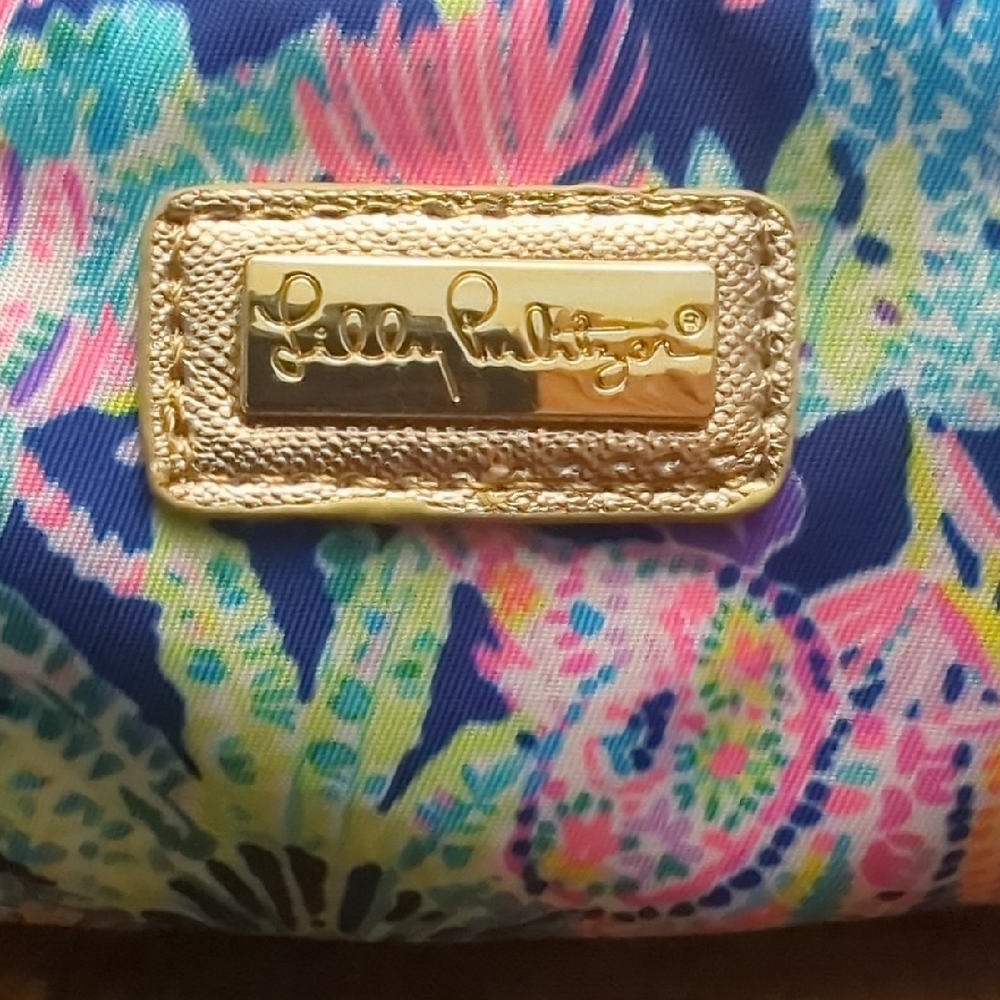 Lilly Pulitzer Colorful Pencil Case Bag